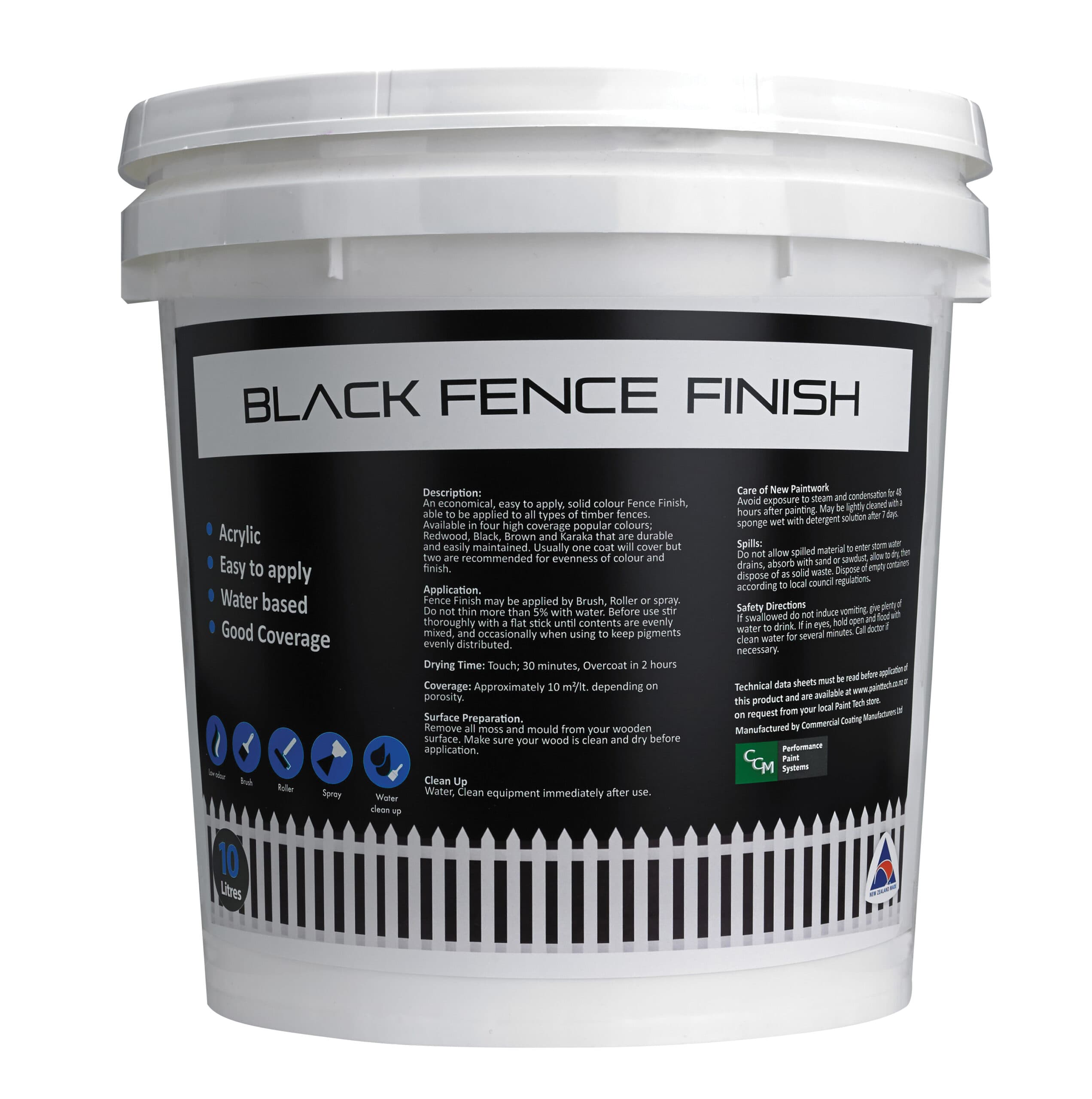 Fence Finish Standard Colours 1